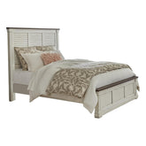 Hillcrest Eastern King Panel Bed White 223351KE