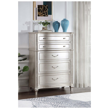 Evangeline 6-Drawer Chest Silver Oak 223395