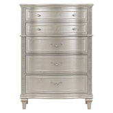 Evangeline 6-Drawer Chest Silver Oak 223395