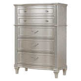 Evangeline 6-Drawer Chest Silver Oak 223395