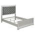 Eleanor Upholstered Tufted Bed Metallic 223461KE