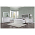 Eleanor Upholstered Tufted Bedroom Set White 223561Q-S4