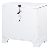 Eleanor Rectangular 2-drawer Nightstand White 223562