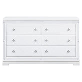 Eleanor Rectangular 6-drawer Dresser White 223563