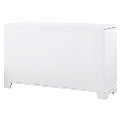 Eleanor Rectangular 6-drawer Dresser White 223563