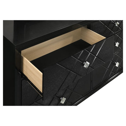 Penelope 6-drawer Dresser Black 223573