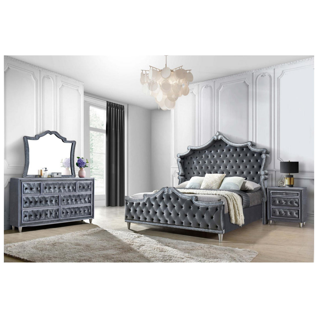 Coaster California King Bed 4 Pc Set