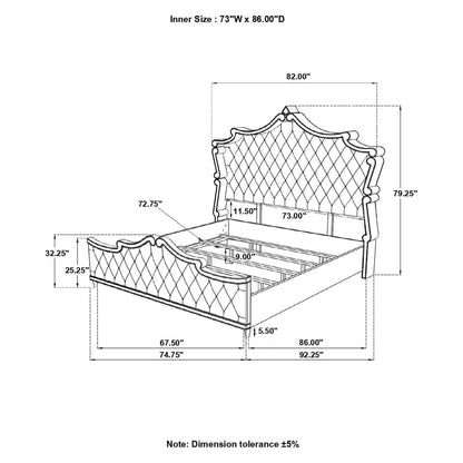 C KING BED 223581KW