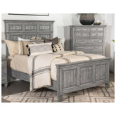 Avenue Eastern King Panel Bed Grey 224031KE