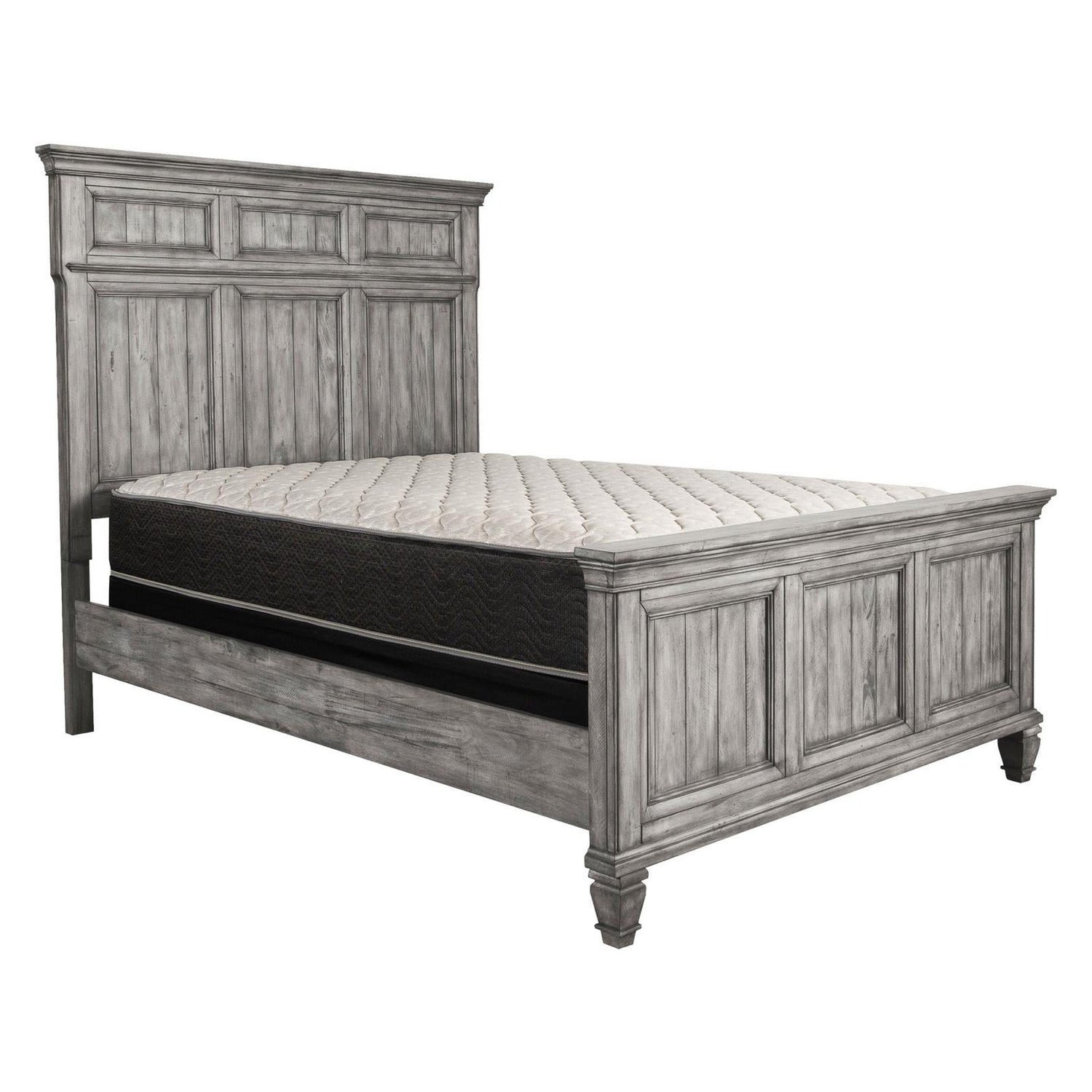 Avenue Eastern King Panel Bed Grey 224031KE