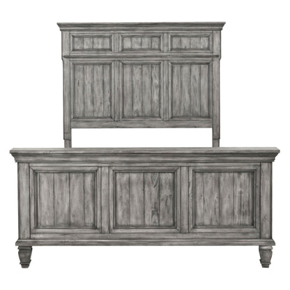 Avenue Eastern King Panel Bed Grey 224031KE