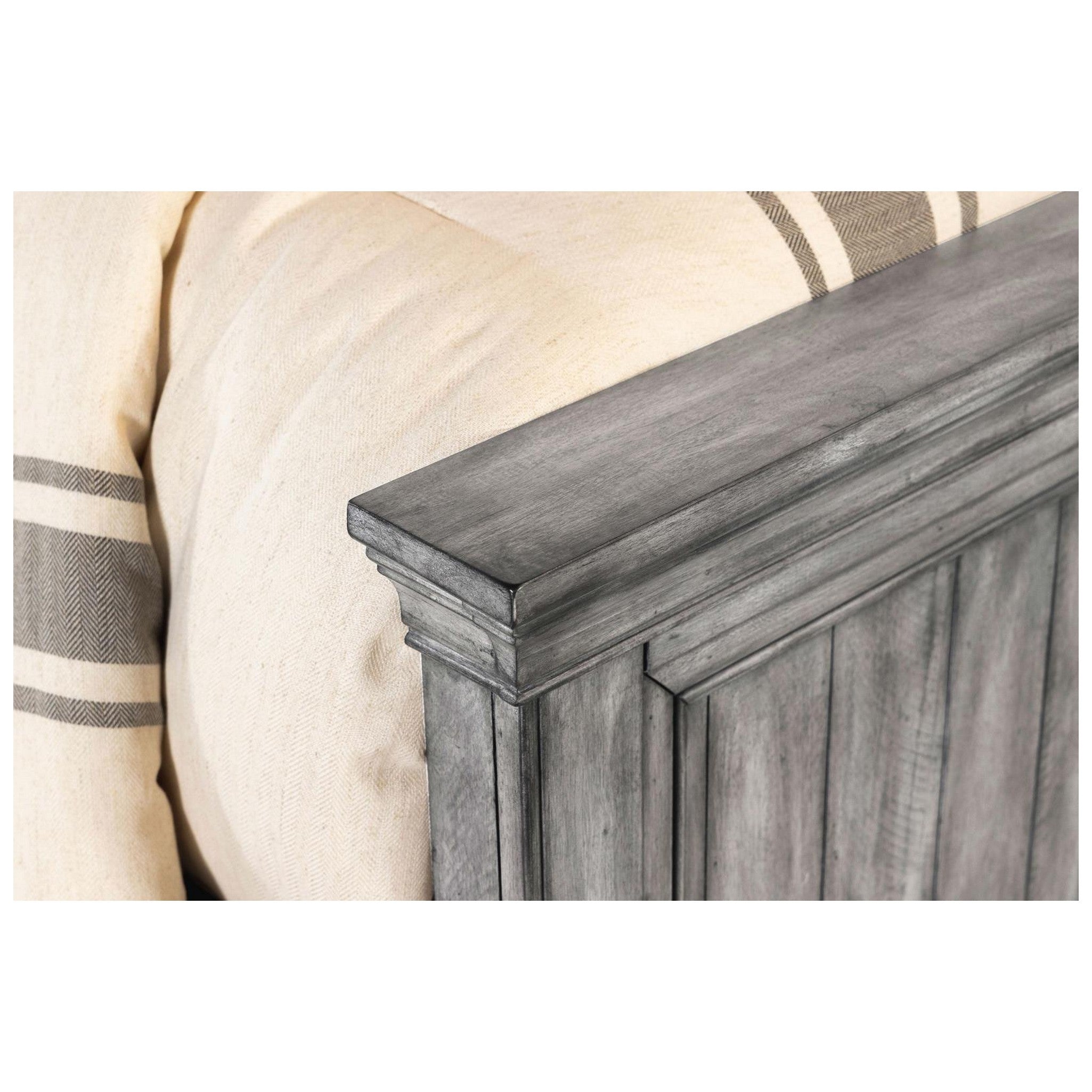 Avenue Eastern King Panel Bed Grey 224031KE