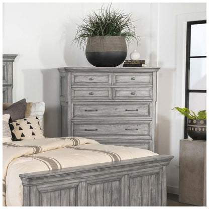 Avenue 8-drawer Rectangular Chest Grey 224035