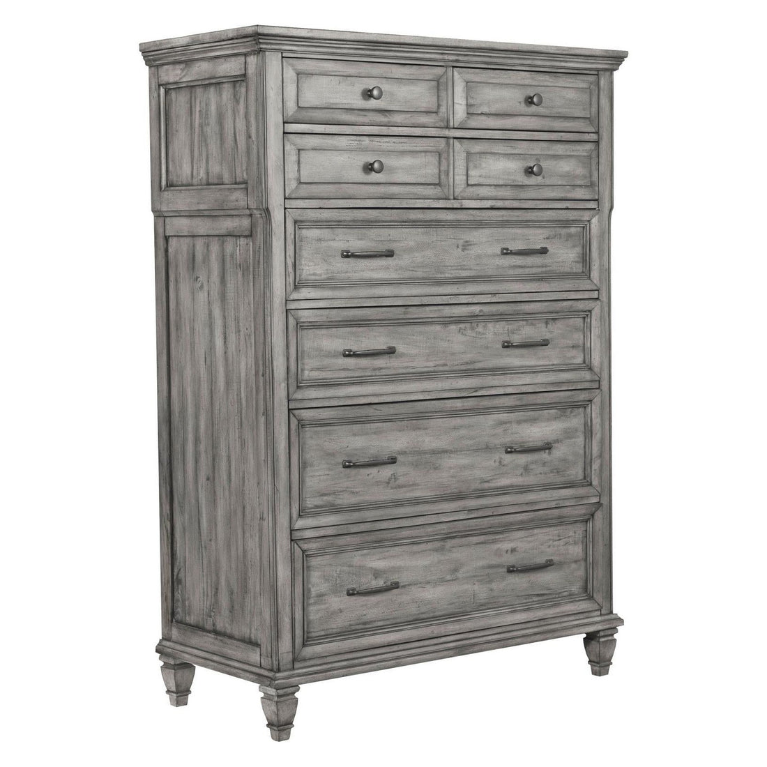 Avenue 8-drawer Rectangular Chest Grey 224035