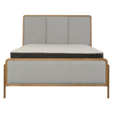 Arini Upholstered Eastern King Panel Bed Sand Wash and Grey 224301KE