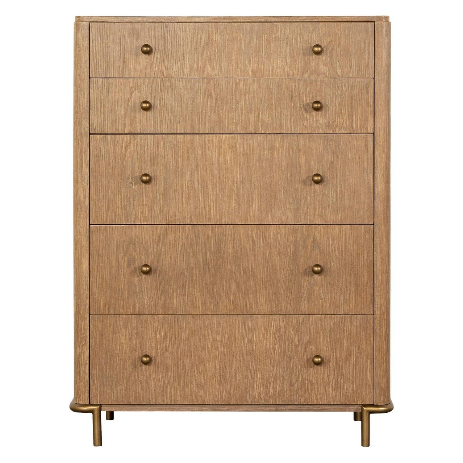 Arini 5-drawer Chest Sand Wash 224305