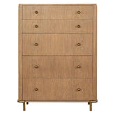 Arini 5-drawer Chest Sand Wash 224305