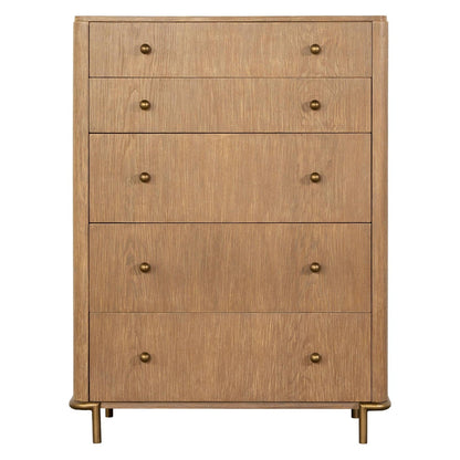 Arini 5-drawer Chest Sand Wash 224305