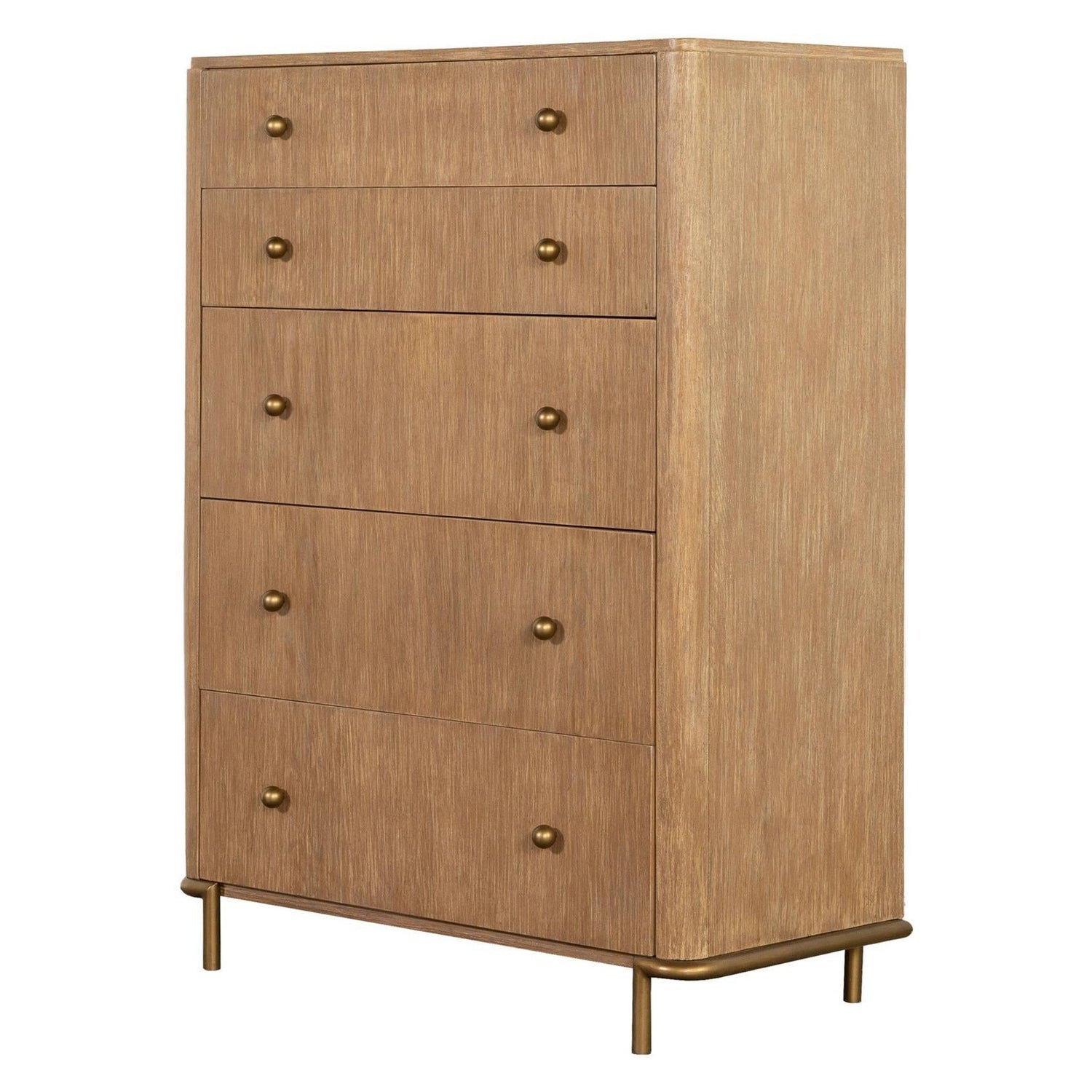 Arini 5-drawer Chest Sand Wash 224305