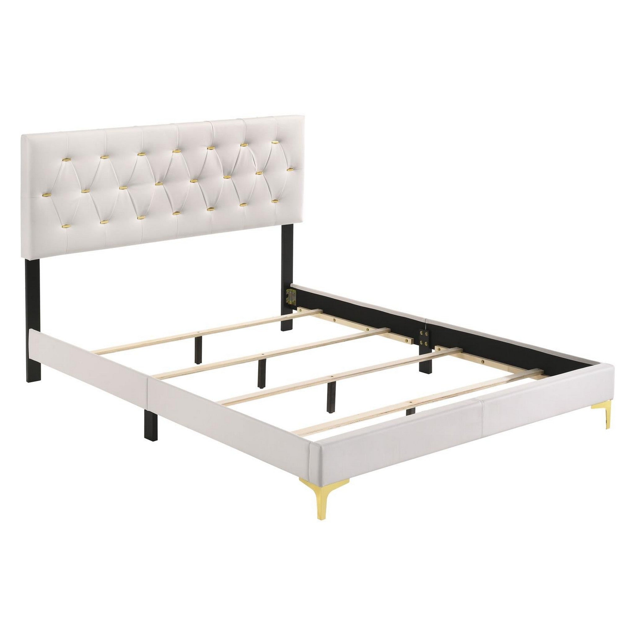 Kendall 5-piece Eastern King Bedroom Set White 224401KE-S5