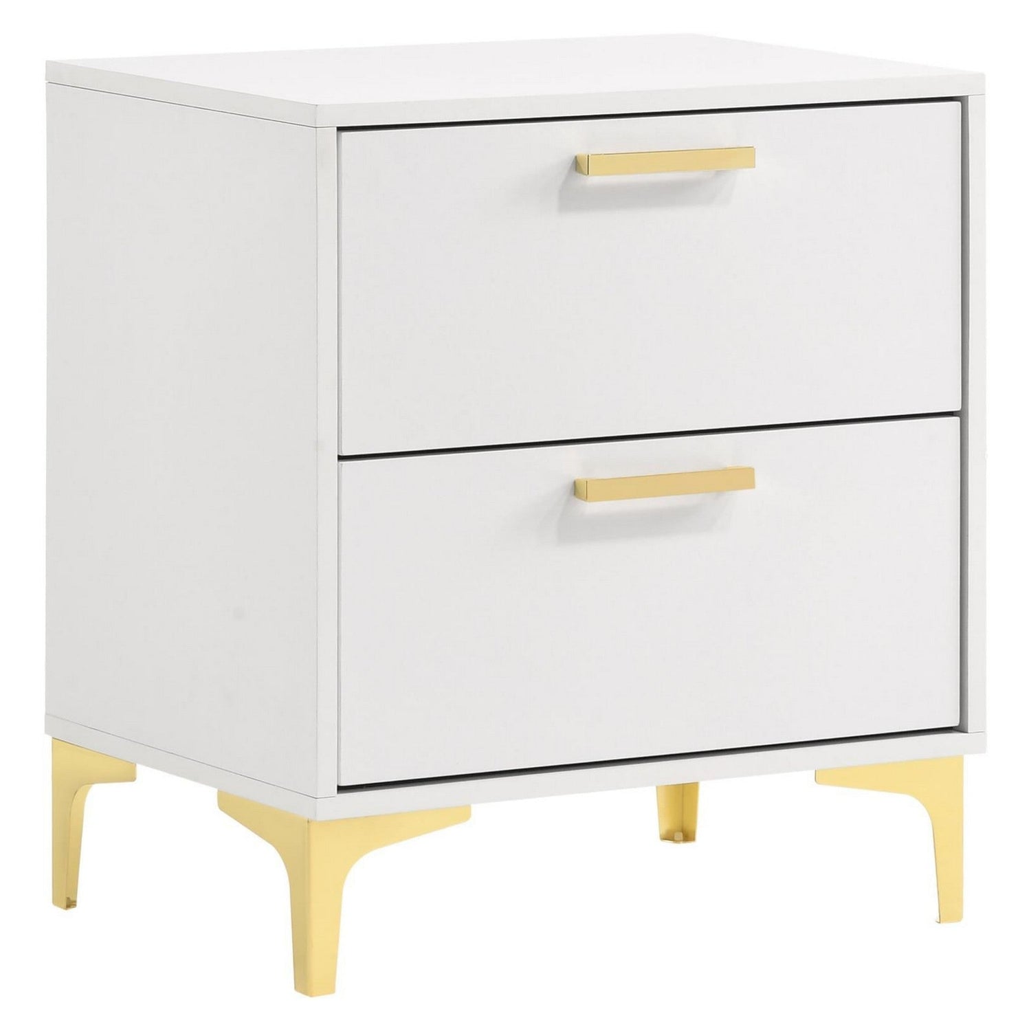 Kendall 2-drawer Nightstand White 224402