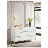 Kendall 6-drawer Dresser White 224403