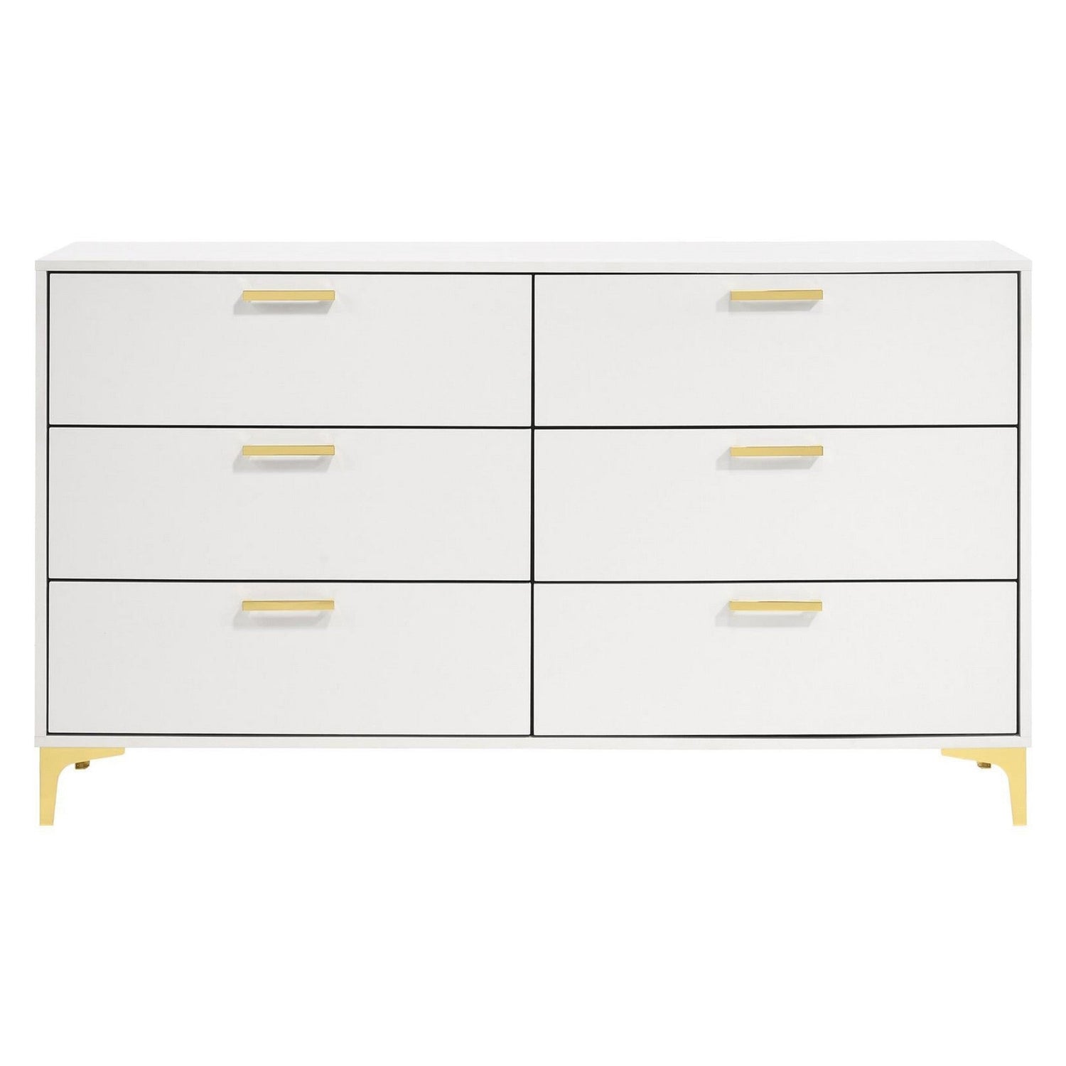 Kendall 6-drawer Dresser White 224403