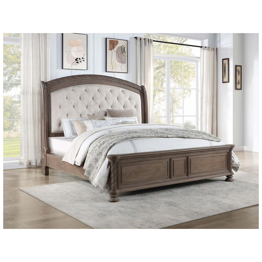 Coaster E King Bed