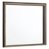 Baker Rectangular Dresser Mirror Brown and Light Taupe 224464