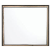 Baker Rectangular Dresser Mirror Brown and Light Taupe 224464