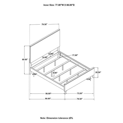 Cama tamaño king Coaster C