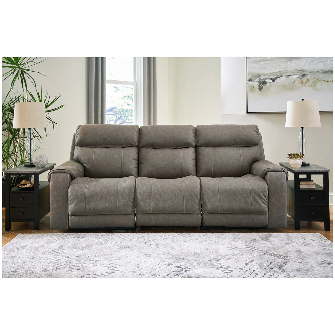 Starbot 3-Piece Power Reclining Sofa Ash-23501S3