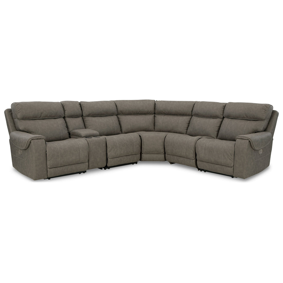 Starbot 6-Piece Power Reclining Sectional Ash-23501S5