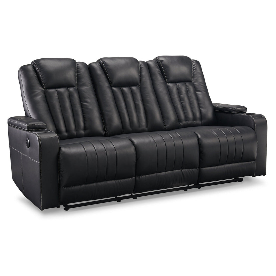 Center Point Reclining Sofa with Drop Down Table Ash-2400489