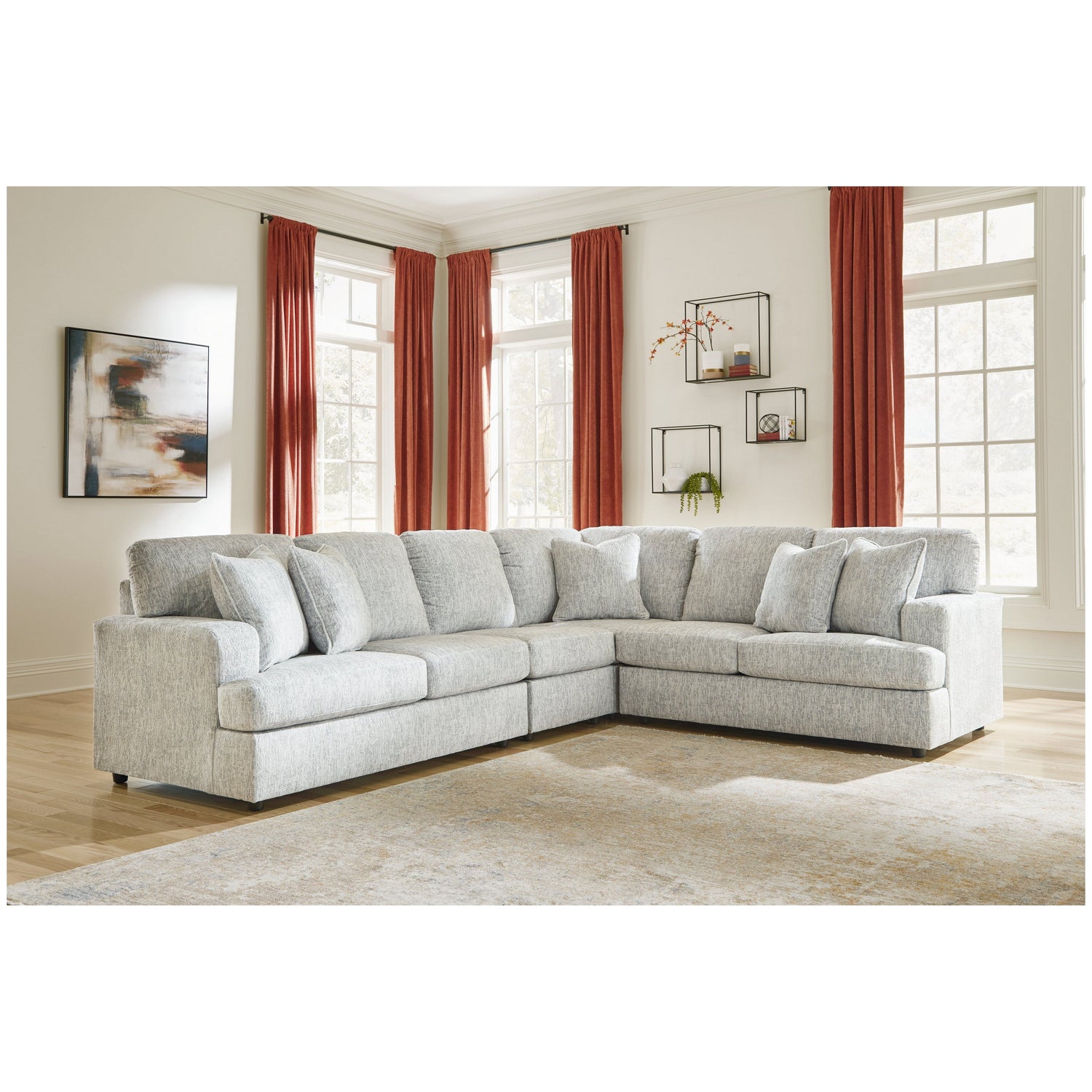 Playwrite 4-Piece Sectional Ash-27304S1