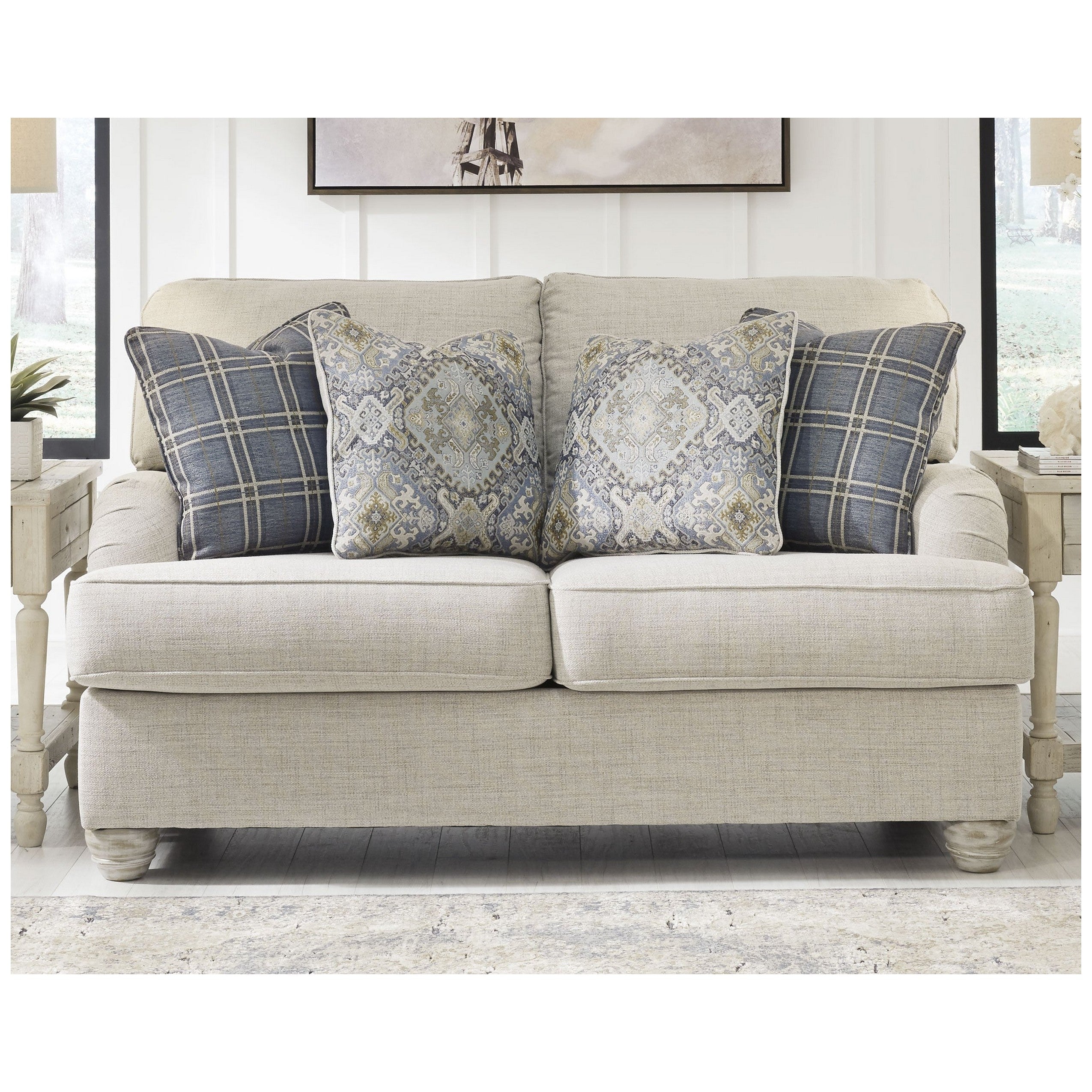 Traemore Sofa, Loveseat, Chair, and Ottoman Ash-27403U2