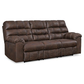 Derwin Reclining Sofa with Drop Down Table Ash-2840289