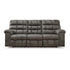 Derwin Reclining Sofa with Drop Down Table Ash-2840289