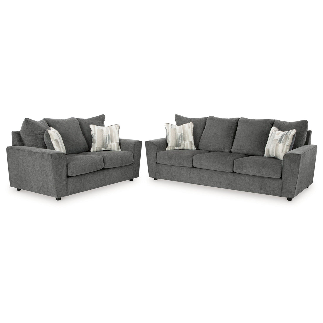 Stairatt Sofa and Loveseat Ash-28502U1