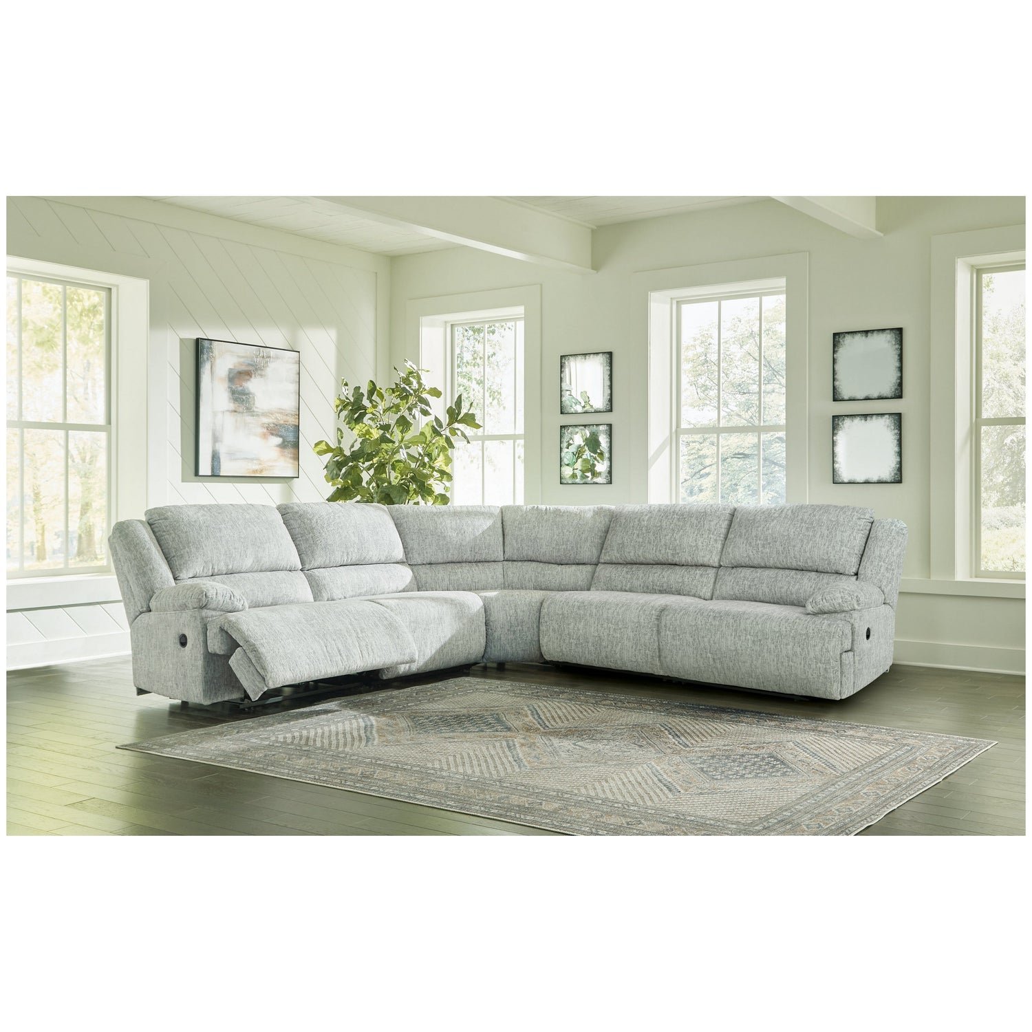 McClelland 5-Piece Reclining Sectional Ash-29302S3