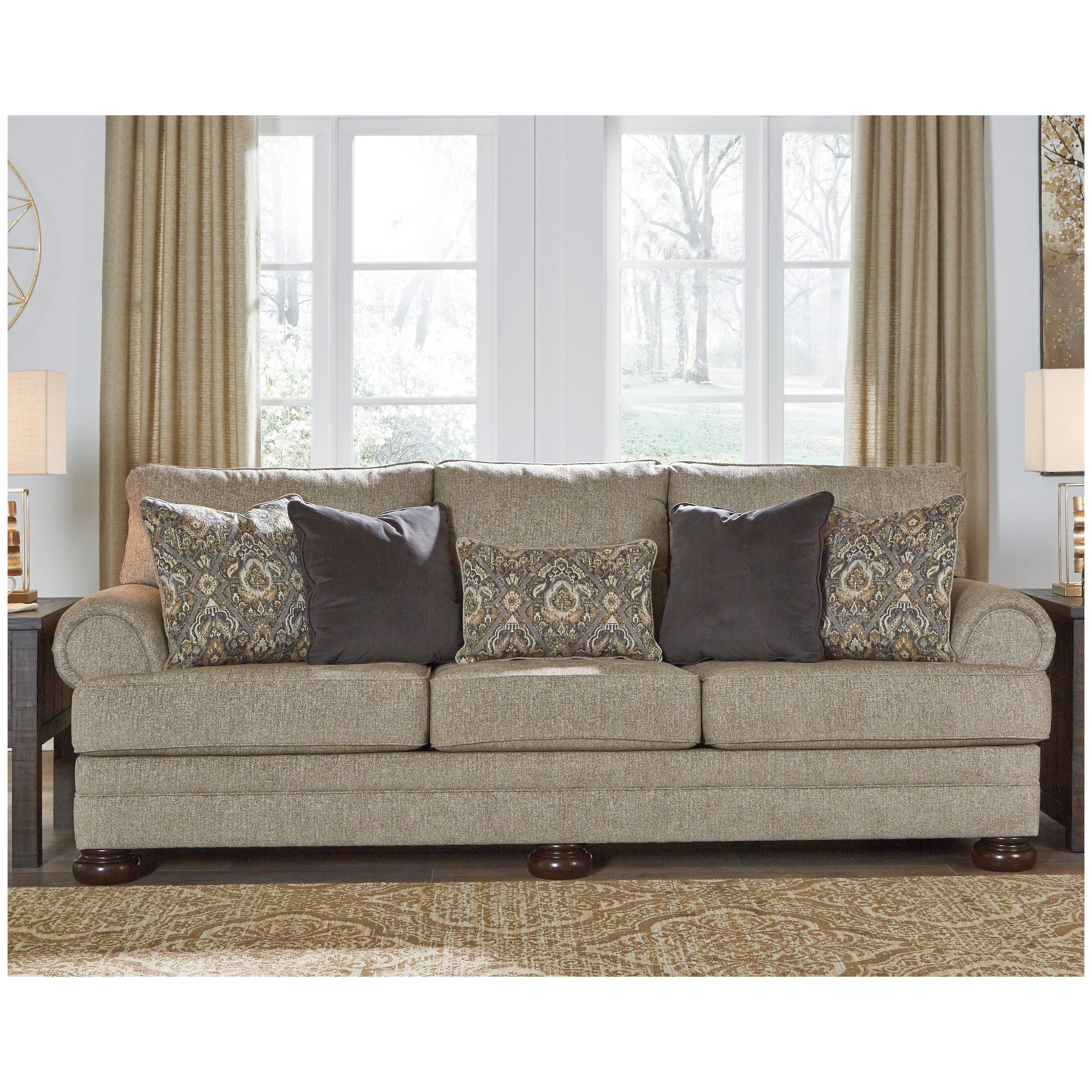 Kananwood Sofa and Loveseat Ash-29603U1