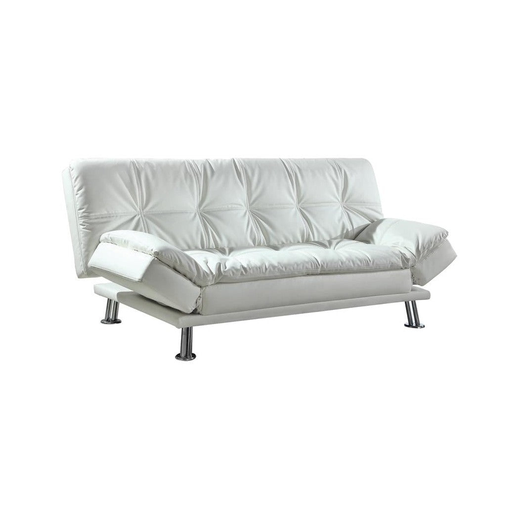 Coaster Dilleston Tufted Back Upholstered Sofa Bed White – Beck's Furniture