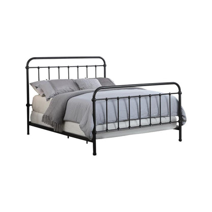 Livingston Full Panel Metal Bed Dark Bronze 300399F