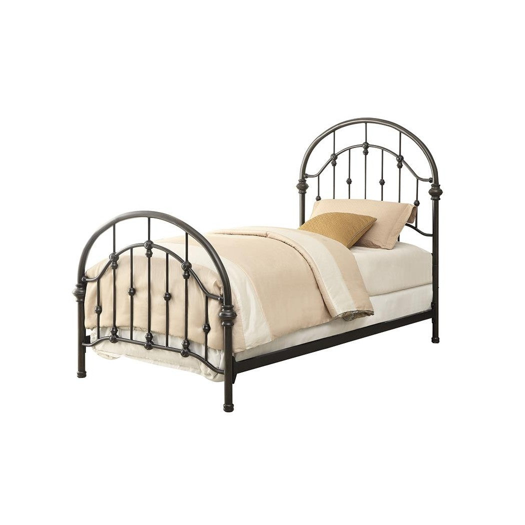 Rowan Twin Bed Dark Bronze 300407T