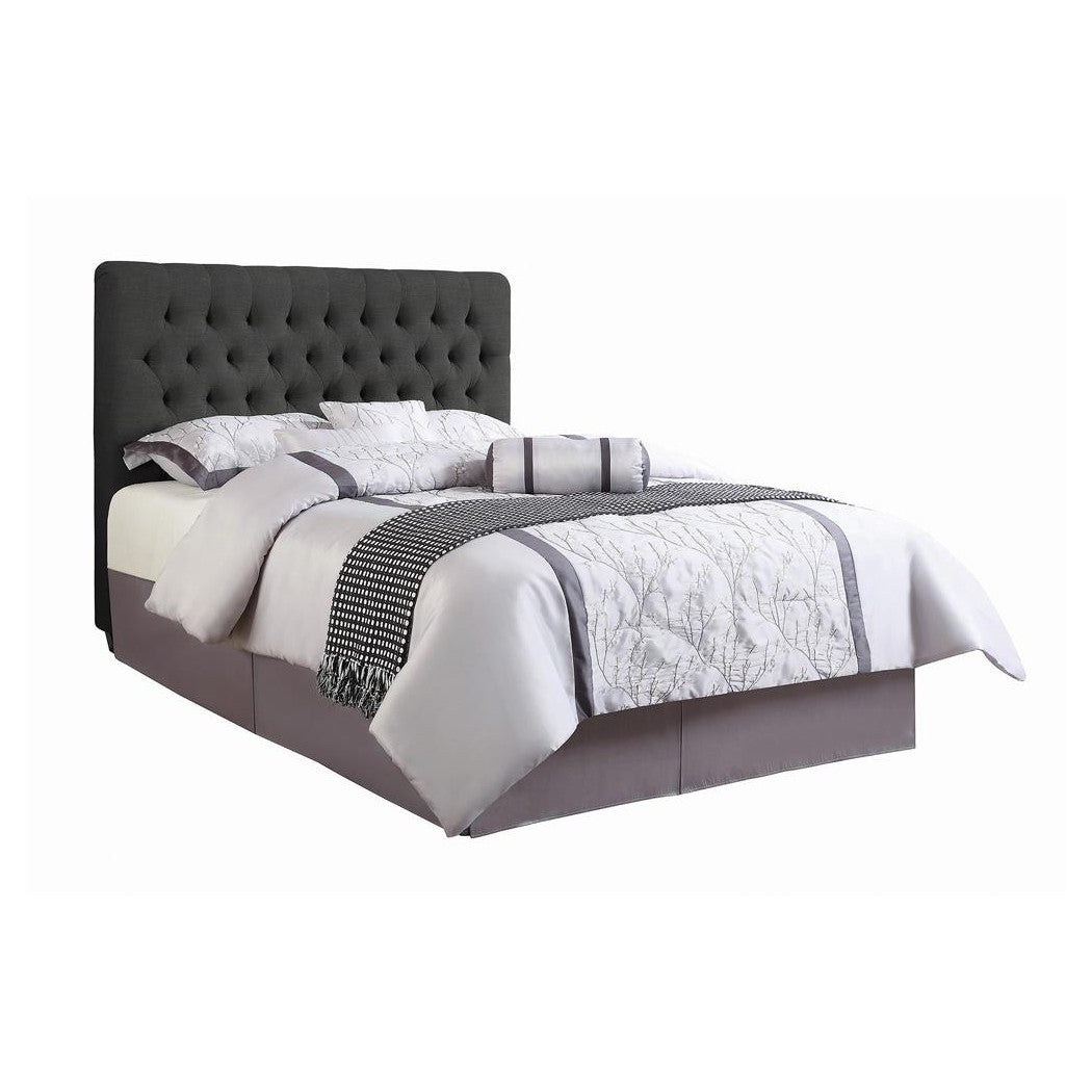 Chloe Tufted Upholstered California King Bed Charcoal 300529KW