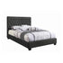 Chloe Tufted Upholstered Queen Bed Charcoal 300529Q