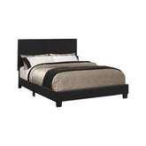 Mauve Full Upholstered Bed Black 300558F