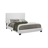 Mauve Full Upholstered Bed White 300559F