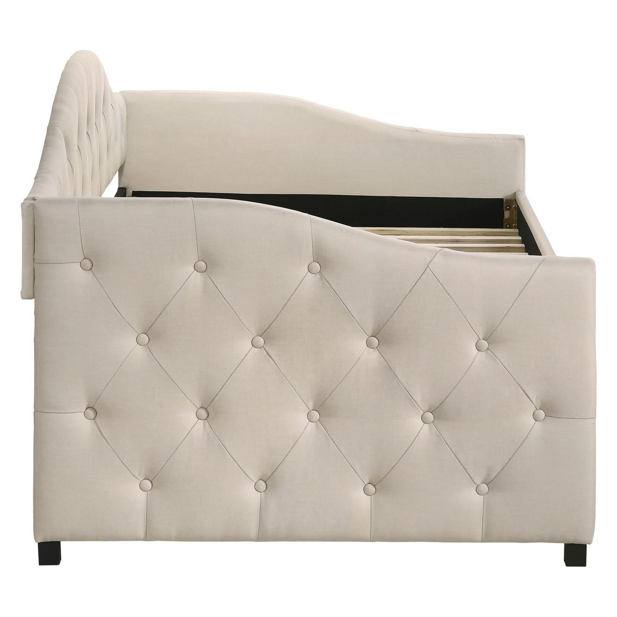 Sadie Upholstered Twin Daybed with Trundle 300639