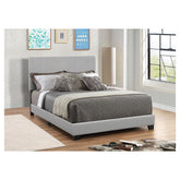 Dorian Upholstered Full Bed Grey 300763F